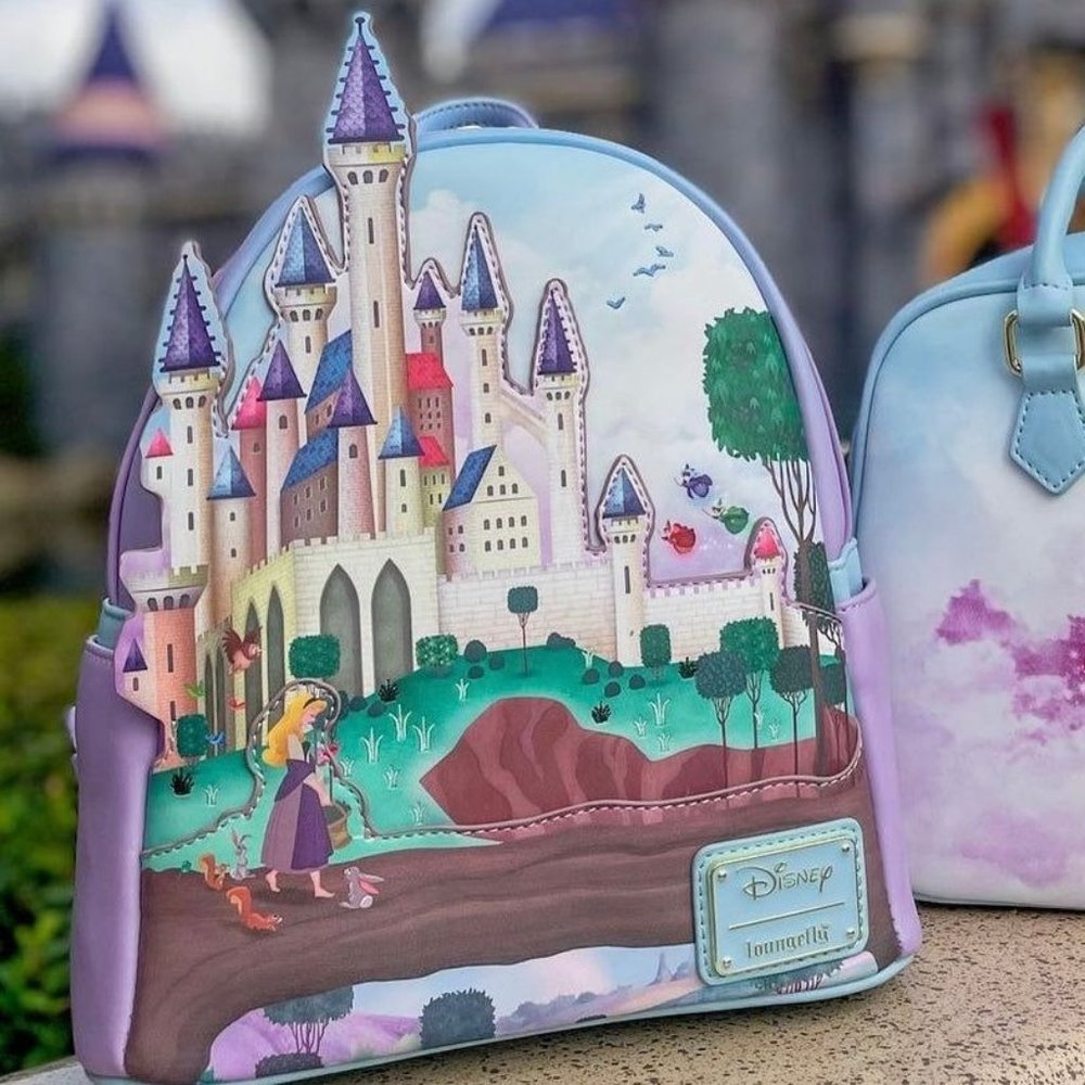 Loungefly Disney Sleeping Beauty Castle Mini Backpack